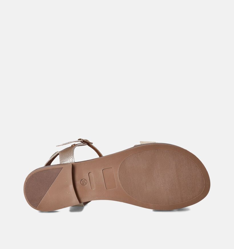 Scapa Sandales Ouvertes en Or pour femmes (355471)