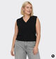 ONLY Carmakoma Rally Gilet en Noir pour femmes (381913)