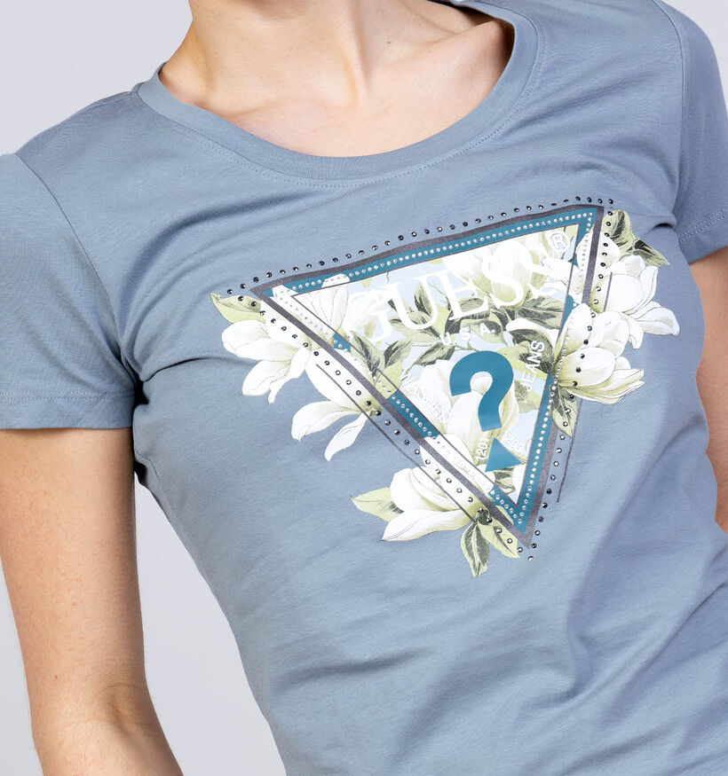Guess Donkerblauwe T-shirt voor dames (366585)