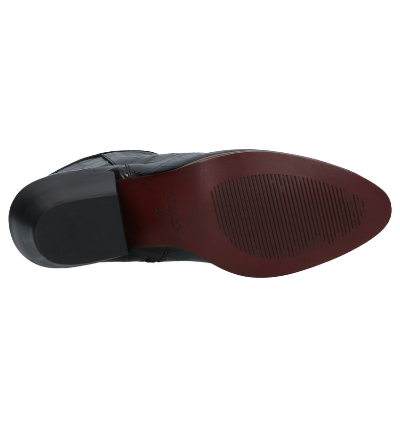 JHay Bottillons à talons en Noir en cuir (259693)