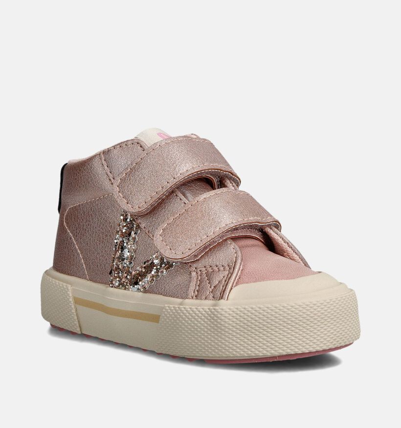 Victoria Roze Hoge Schoenen met Velcro voor meisjes (363044) - geschikt voor steunzolen
