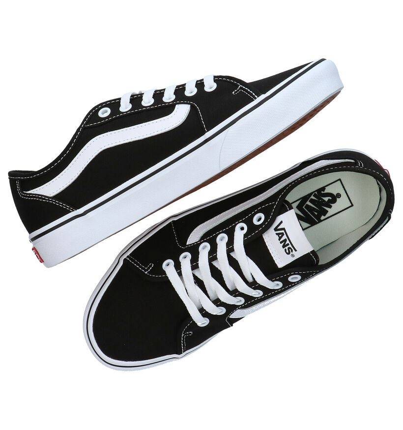 Vans Filmore Decon Baskets en Noir en textile (287209)