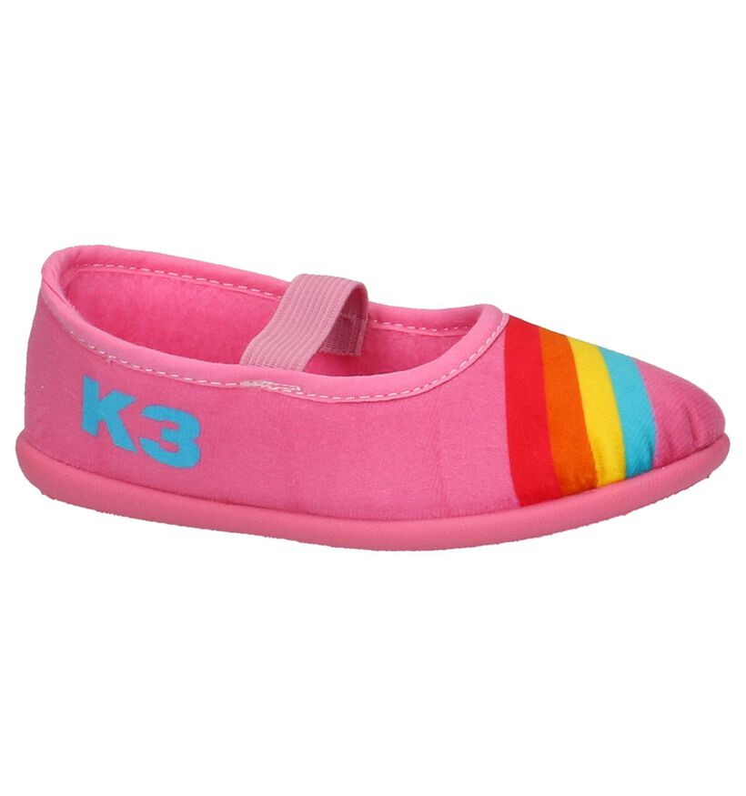 Roze K3 Pantoffels in stof (202784)