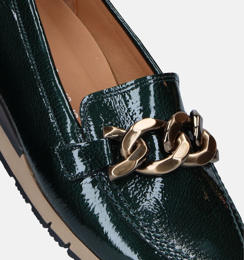 Gabor OptiFit Mocassins en Vert pour femmes (344812) - pour semelles orthopédiques
