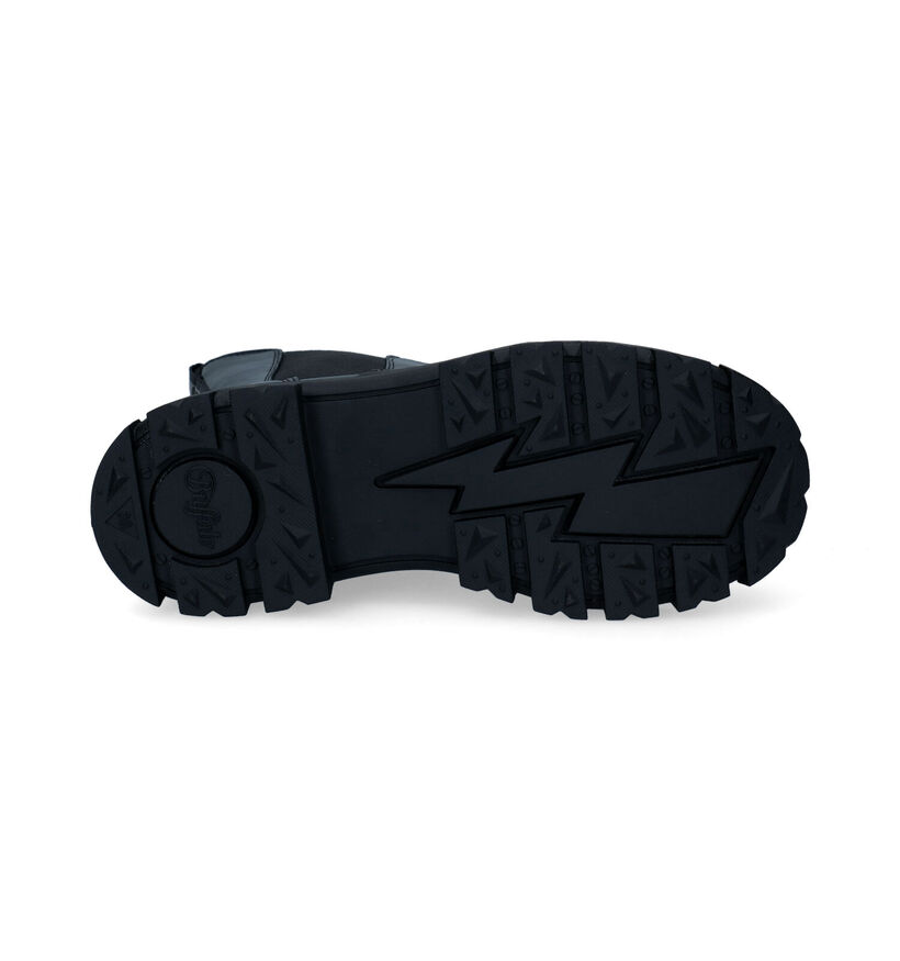 Buffalo Aspha Zwarte Boots in kunstleer (295251)