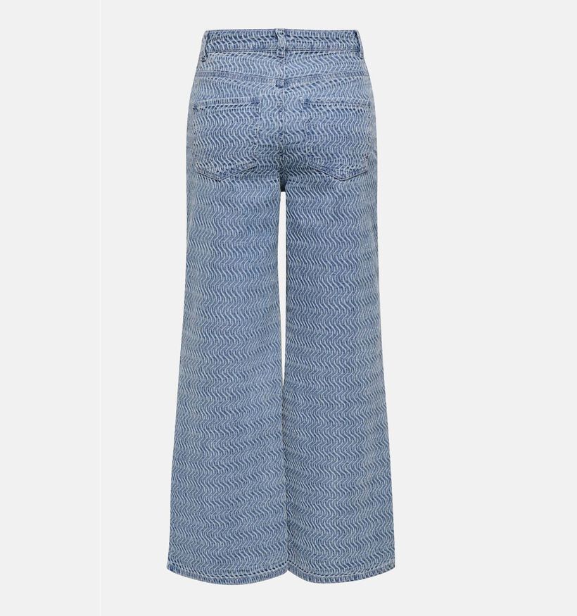 JDY Nico Rinsewash Straight leg jeans L32 en Bleu pour femmes (367884)