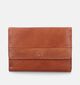 Label M Porte-monnaie à rabat en Cognac pour femmes (358858)