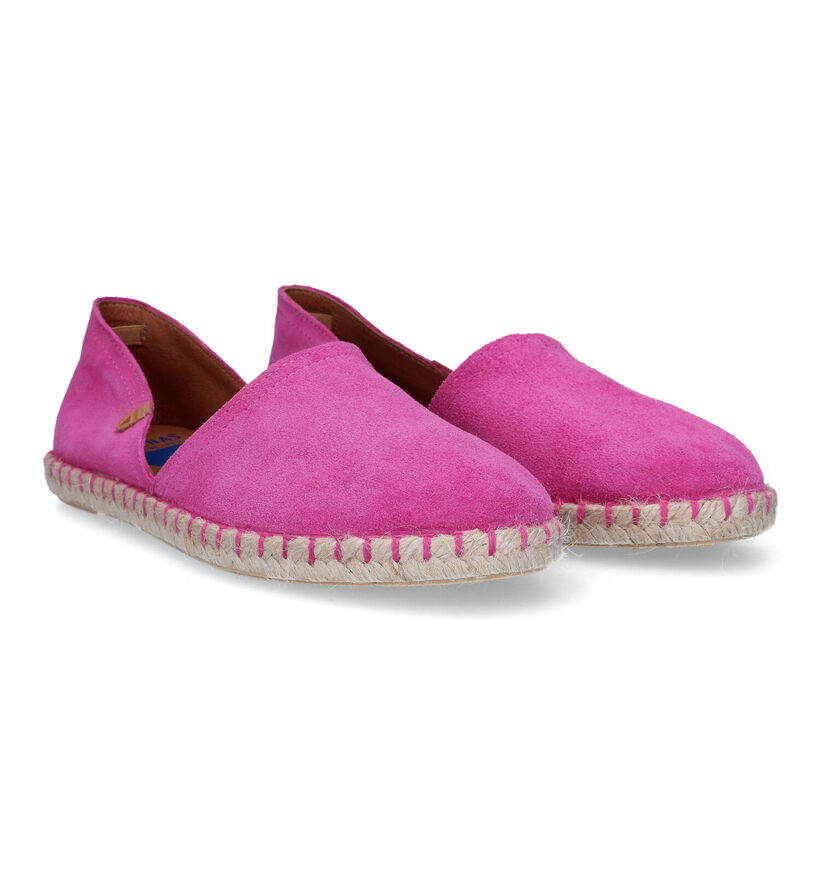 Verbenas Carmen Espadrilles en Fuchsia pour femmes (325225)