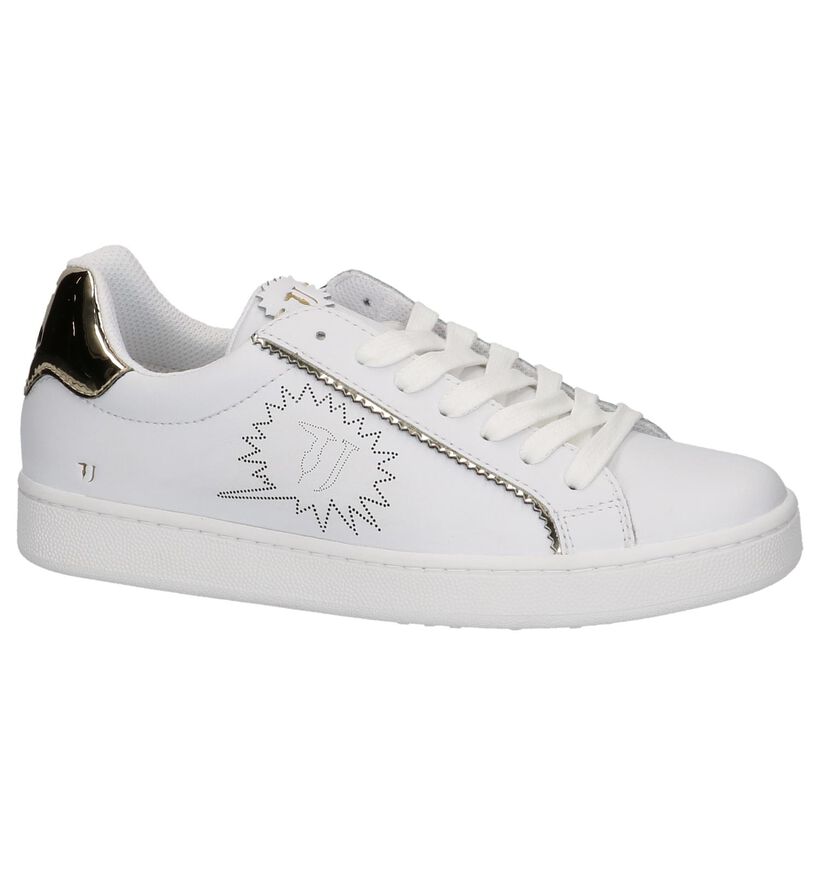 Witte Lage Sneakers Trussardi Jeans in leer (209011)