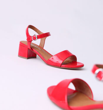 Tamaris Sandales Beige/Rouge