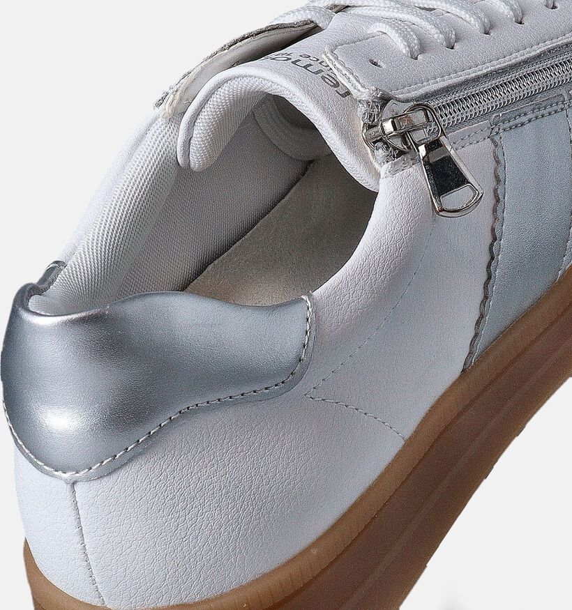 Remonte Witte Lage Schoenen voor dames (351215) - geschikt voor steunzolen