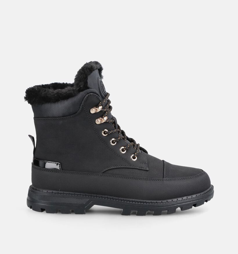 Luhta Reilu MS Boots &agrave; lacets en Noir pour femmes (378594) - pour semelles orthop&eacute;diques
