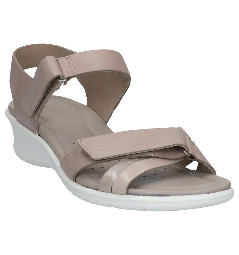 Ecco Felicia Sandales en Gris en cuir (269690)