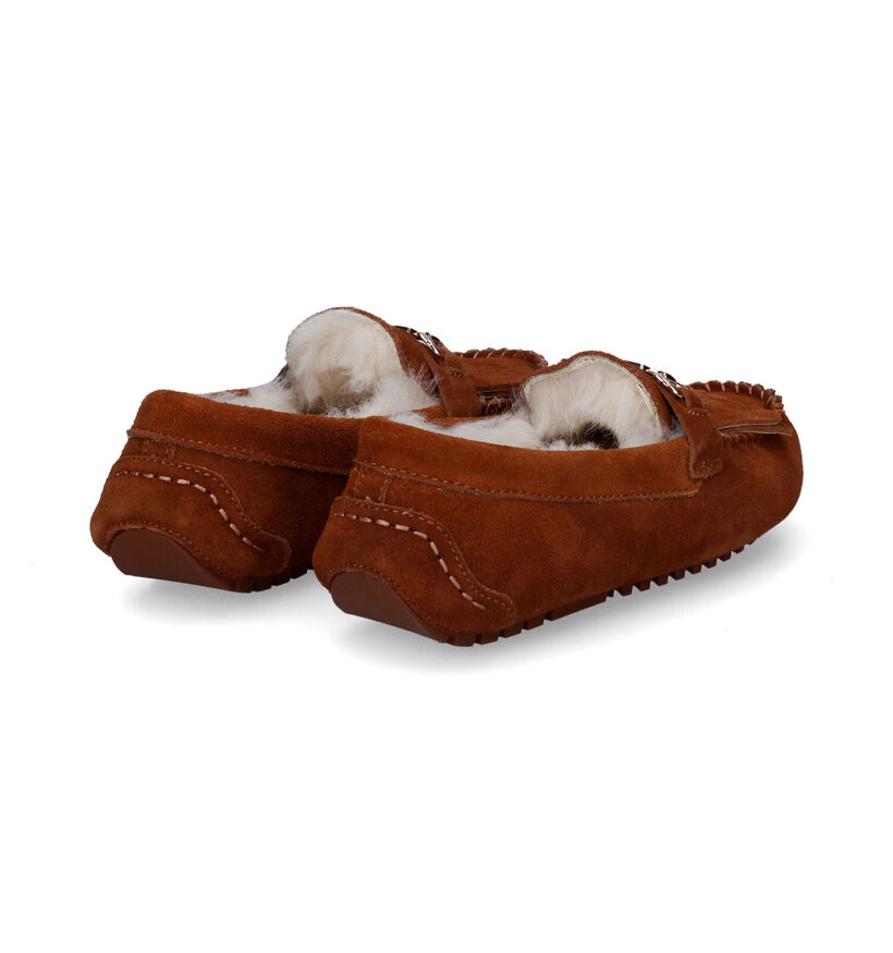 Nathan-Baume Pantoufles fermées en Cognac pour femmes (315986)