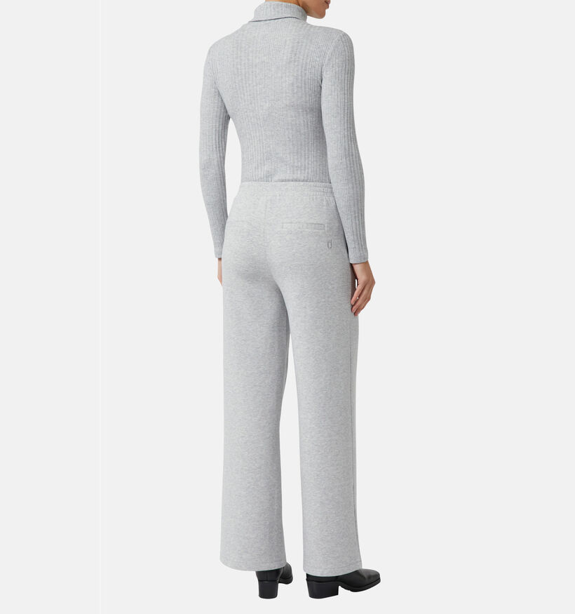 comma Lichtgrijze Geklede Broek voor dames (364869)