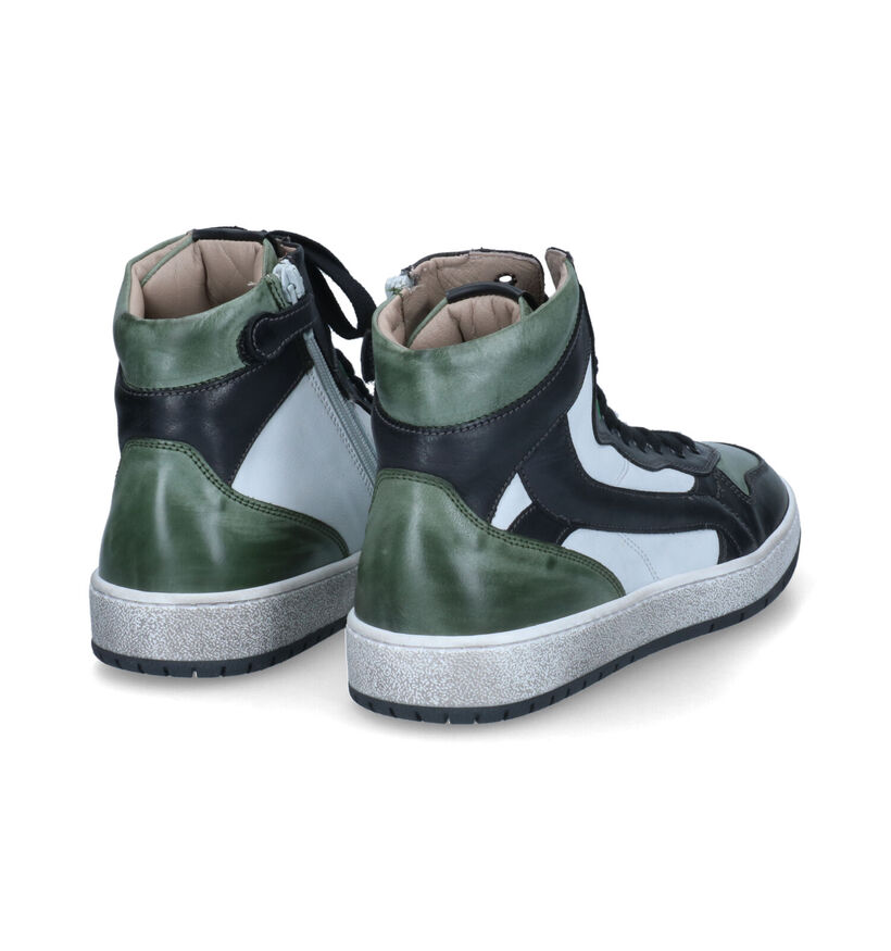 STONES and BONES Losot Groene Sneakers voor jongens (313866) - geschikt voor steunzolen