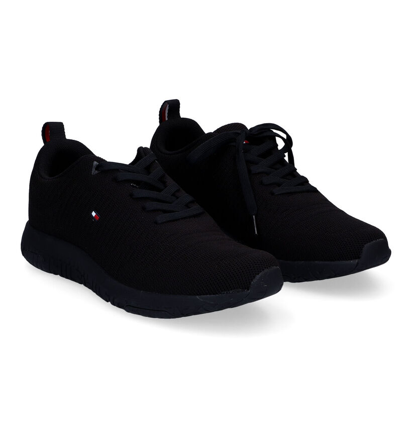 Tommy Hilfiger Corporate Baskets en Noir pour hommes (332954) - pour semelles orthopédiques