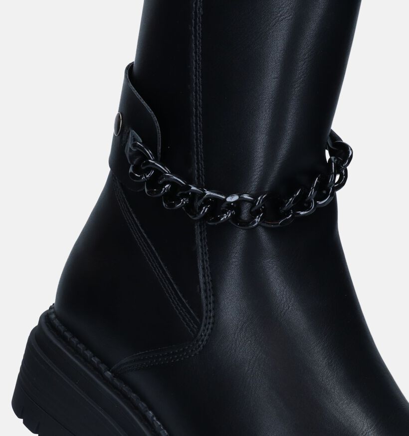 Signatur Zwarte Biker boots voor dames (329295)