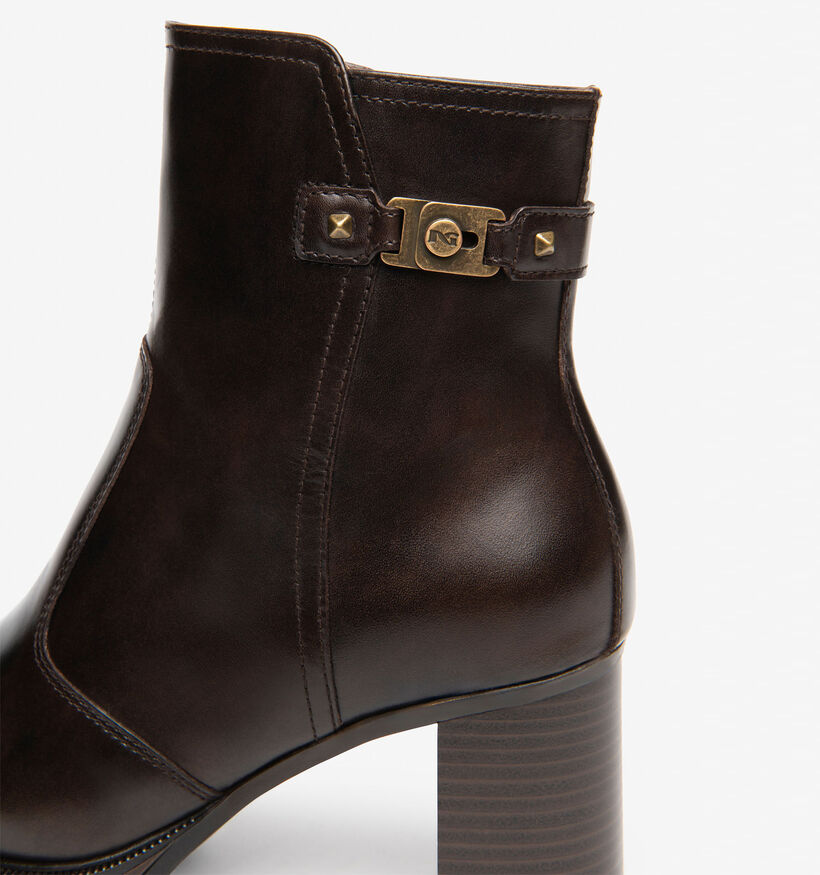 NeroGiardini Bottines en Brun fonc&eacute; pour femmes (379448)