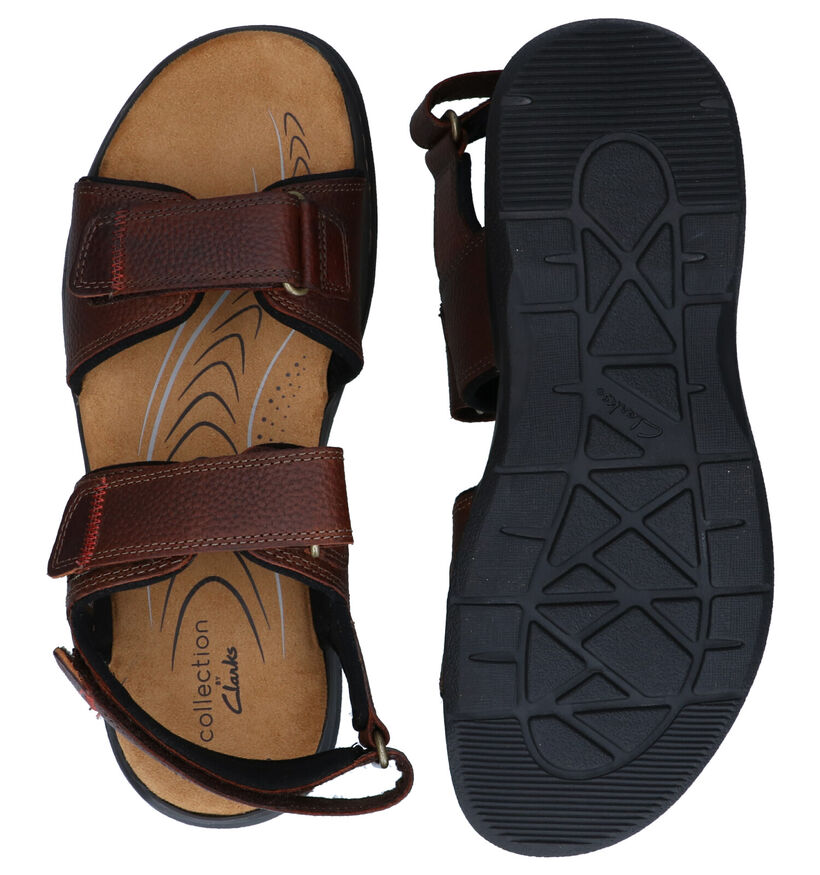 Clarks Hapsford Creek Bruine Sandalen in leer (304490)