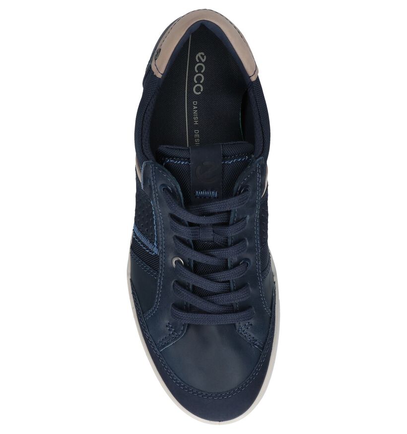 Donkerblauwe Casual Schoenen ECCO Collin 2.0 in stof (250275)