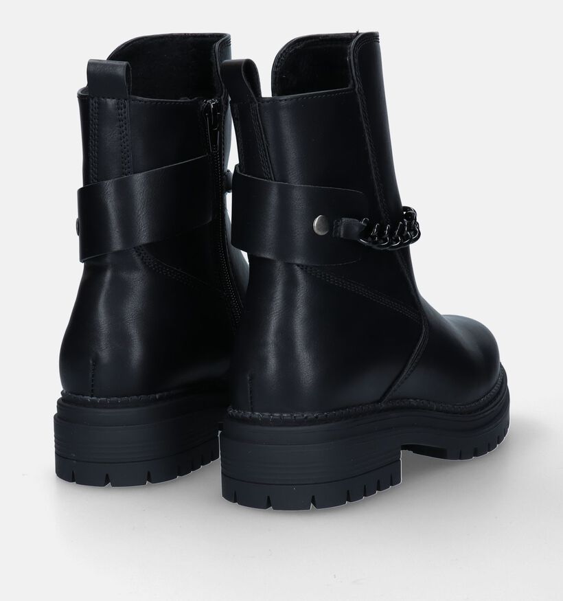 Signatur Zwarte Biker boots voor dames (329295)