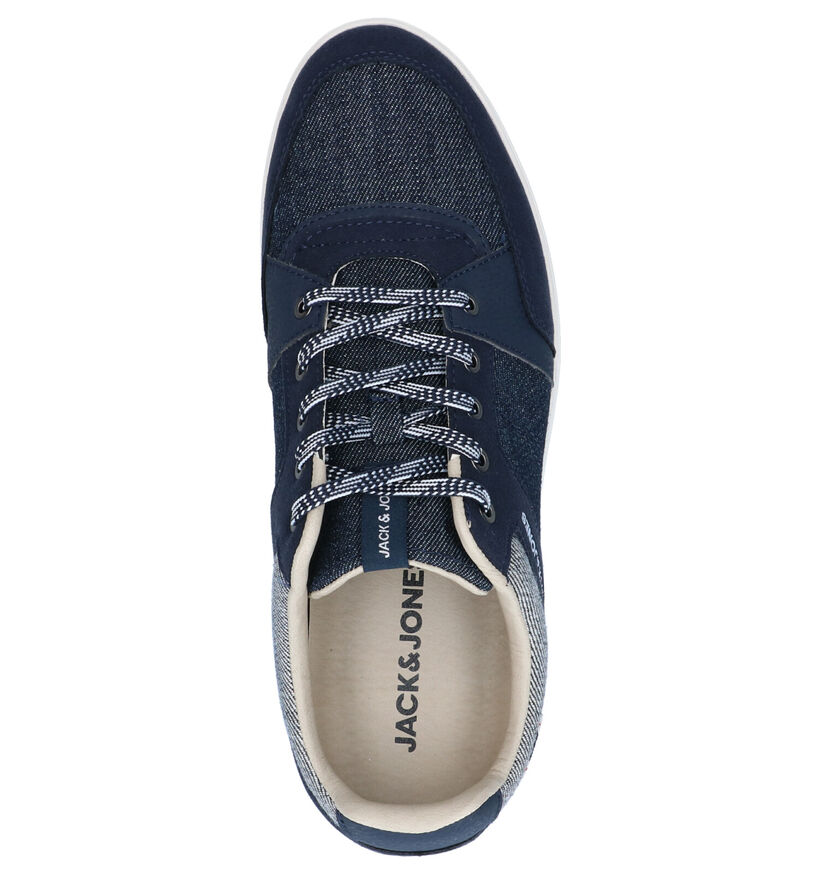 Jack & Jones Newington Blauwe Veterschoenen in stof (269102)