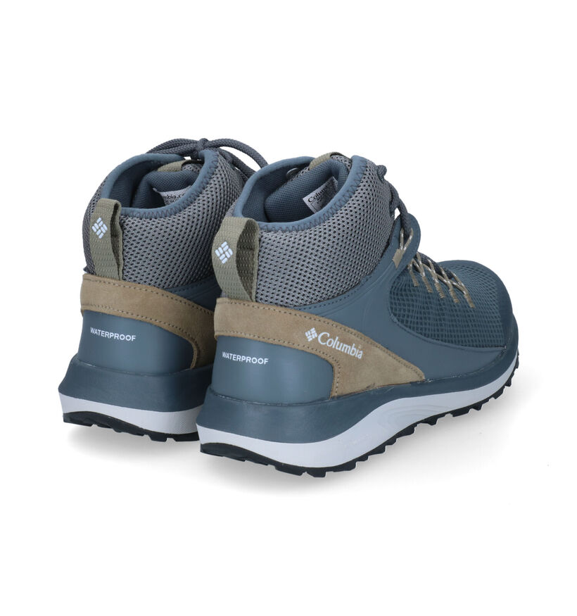 Columbia Trailstorm Bottines en Bleu pour hommes (303286) - pour semelles orthopédiques
