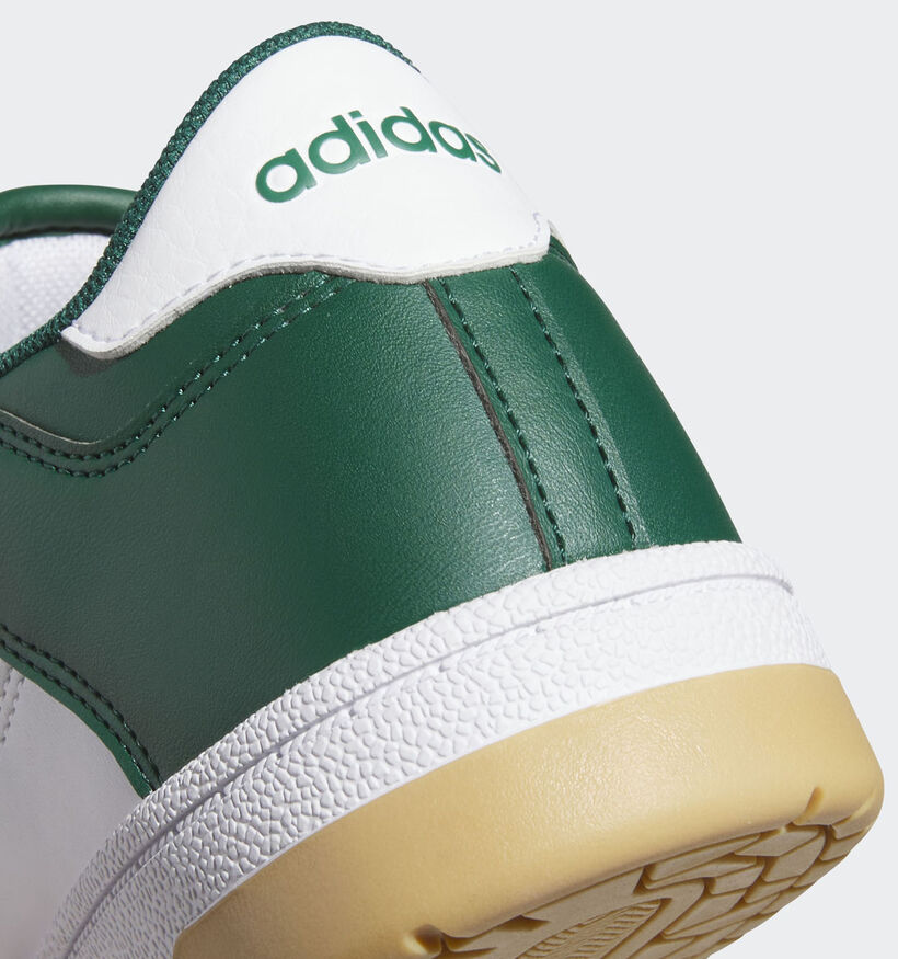 adidas Rapid Court Baskets en Blanc/Vert pour filles, garçons (359669) - pour semelles orthopédiques