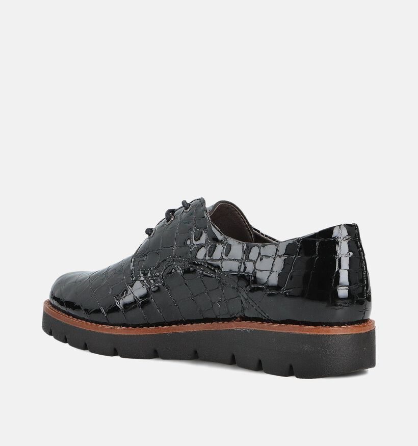 Solemade Zoe Chaussures &agrave; lacets en Noir pour femmes (380020) - pour semelles orthop&eacute;diques