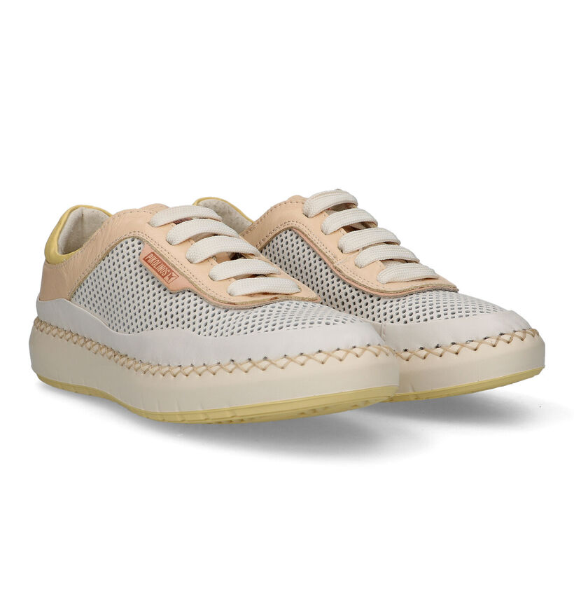 Pikolinos Mesina Ecru Sneakers voor dames (323312)