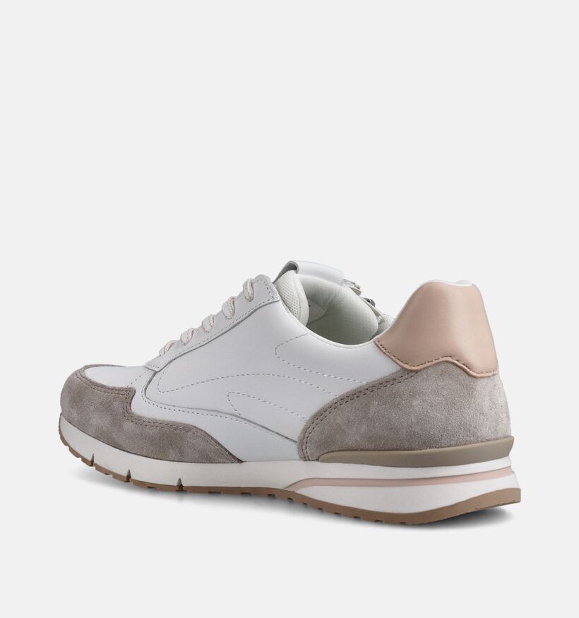 Gabor Witte Veterschoenen voor dames (368360) - geschikt voor steunzolen