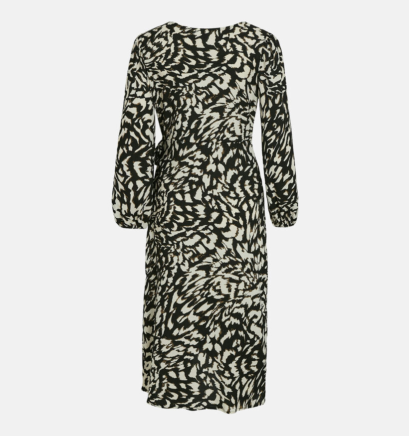 Vila Laya Zwarte Midi-jurk voor dames (346106)