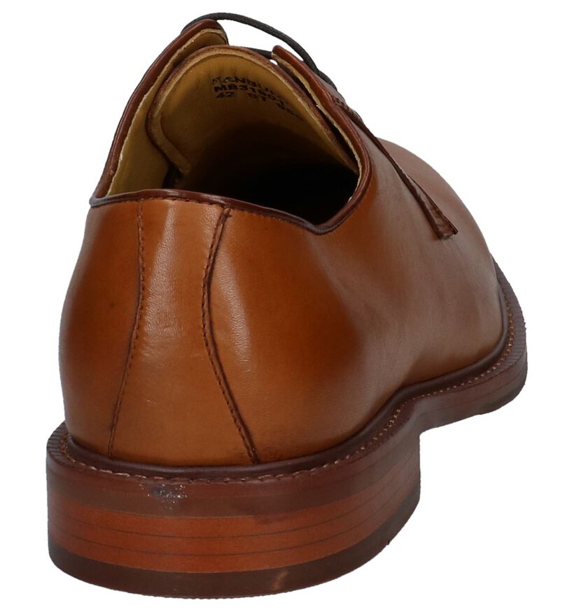 Steptronic Banbury Cognac Geklede Veterschoenen in leer (259268)