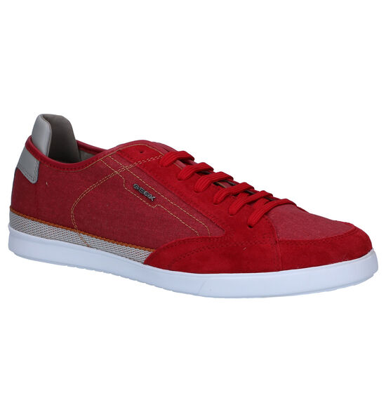 Geox Walee Chaussures à lacets en Rouge 