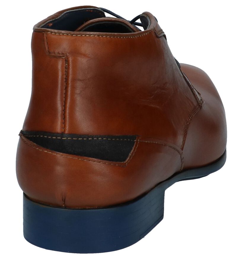 Ambiorix Chaussures hautes en Cognac en cuir (231740)