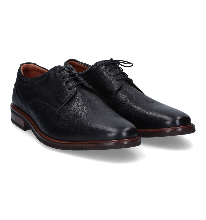 Ambiorix Aldo Zwarte Geklede Schoenen voor heren (332764) - geschikt voor steunzolen