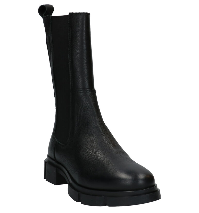 Via Limone Bottes en Noir en cuir (288544)