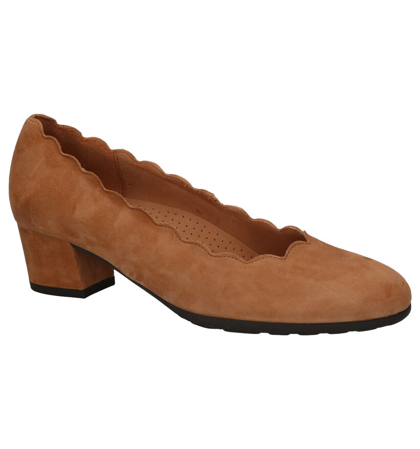 Gabor Cognac Pumps in nubuck (282462)