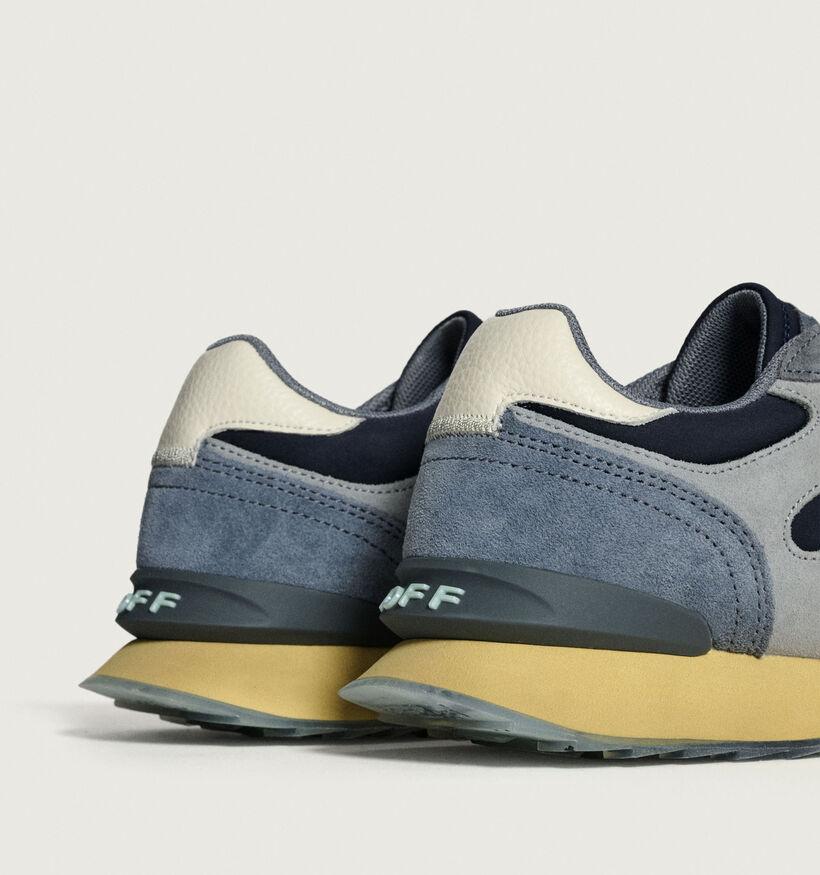 HOFF CITY Blauwe Sneakers met Geel Accent voor dames (360847) - geschikt voor steunzolen