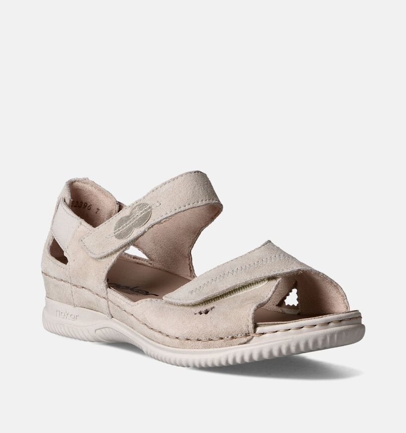 Rieker Beige Sandalen voor Steunzolen voor dames (354975) - geschikt voor steunzolen