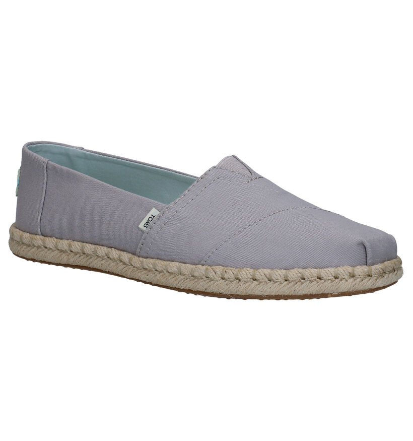 Toms Alpargata  Espadrilles en Gris en textile (269359)