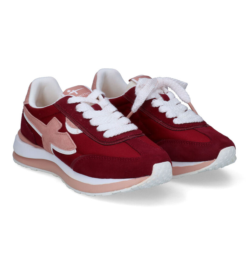 Tamaris Fashletics Bordeaux Sneakers voor dames (313189) - geschikt voor steunzolen