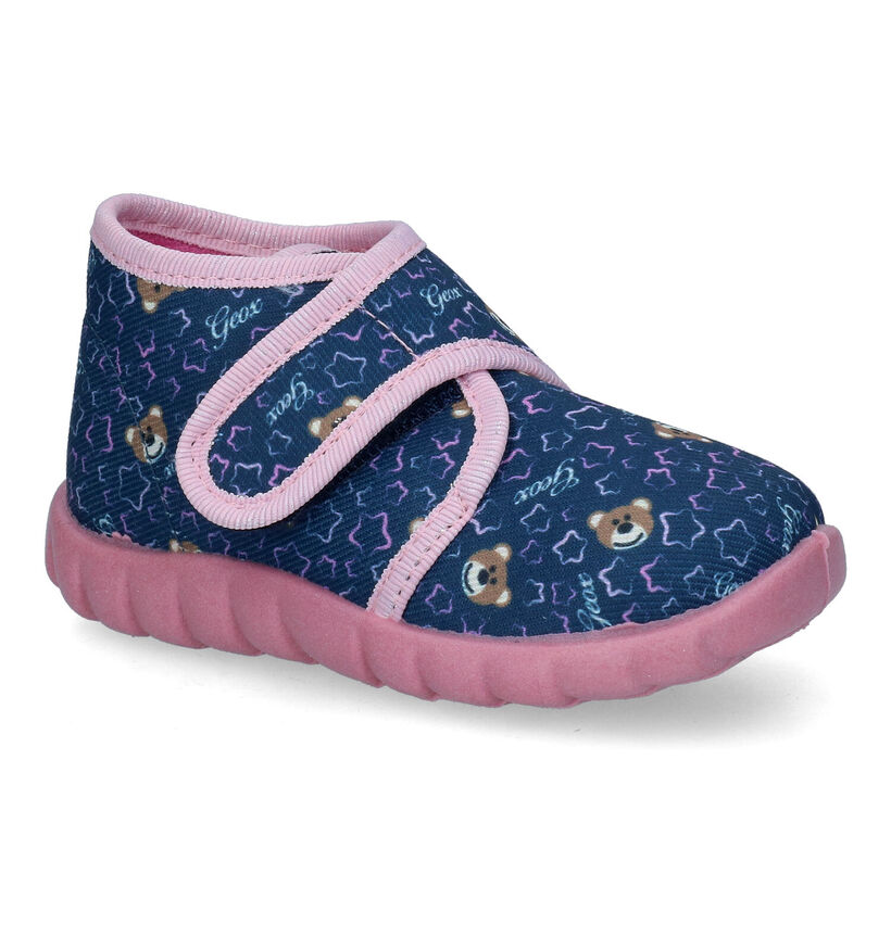 Geox Zyzie Blauwe Pantoffels voor meisjes (317612)