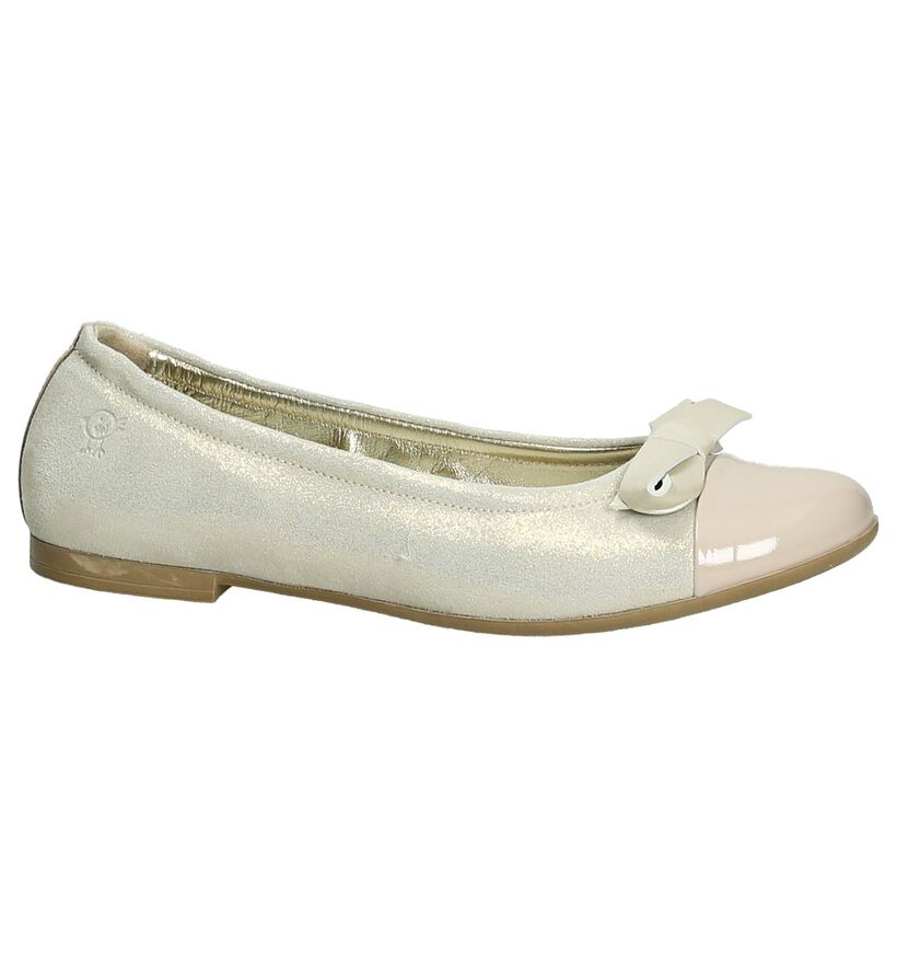 Rondinella Ballerines en Or en nubuck (194067)