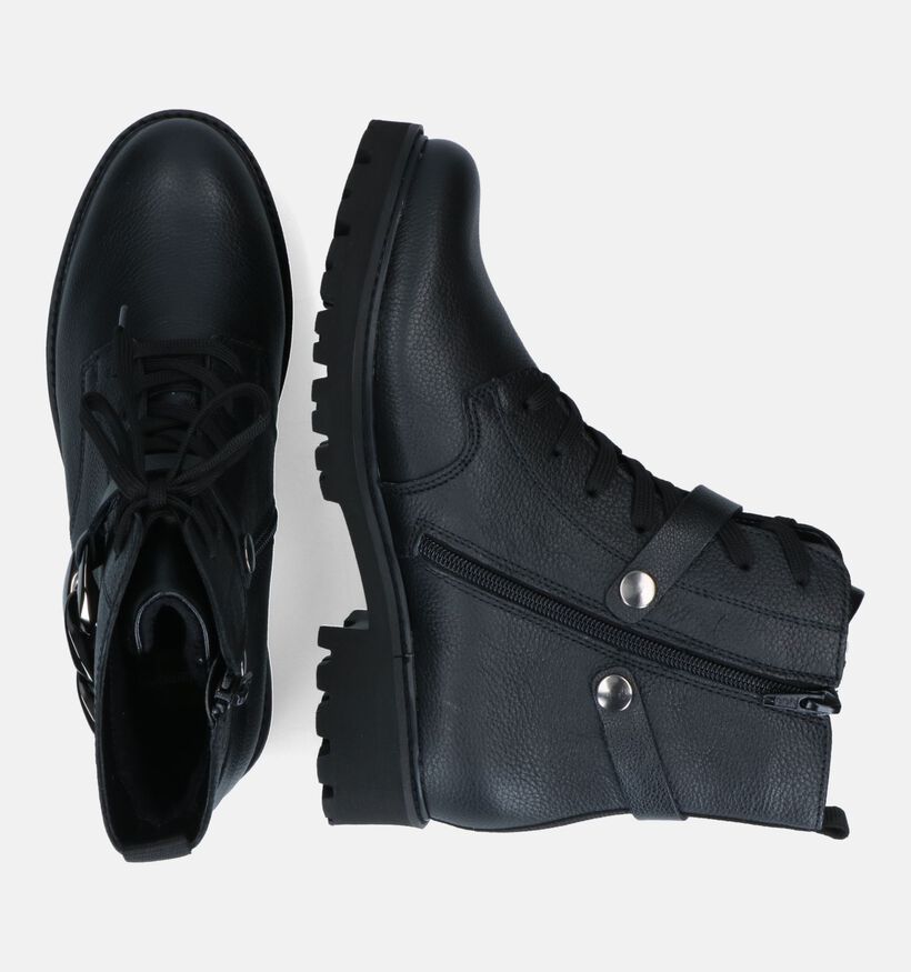 Remonte Boots à lacets en Noir pour femmes (312336) - pour semelles orthopédiques