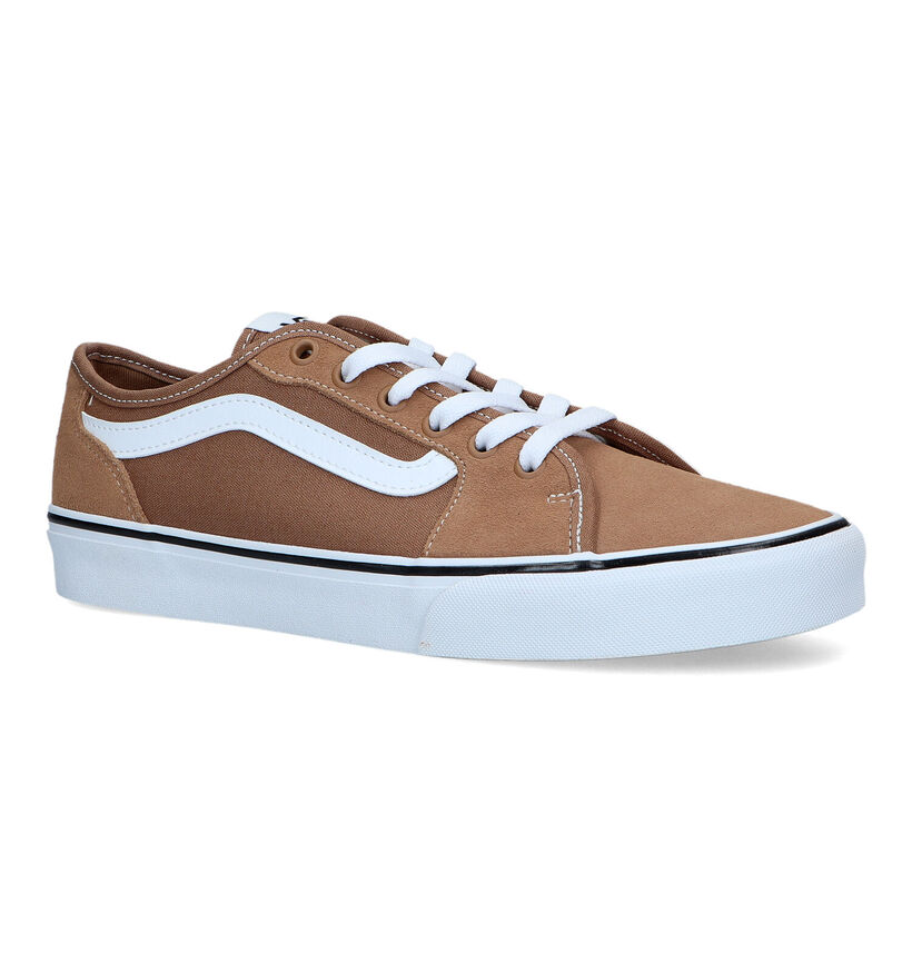 Vans Filmore Decon Baskets en camel pour hommes (321115)