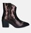 Signatur Zwarte Cowboy Boots in leer (332020)