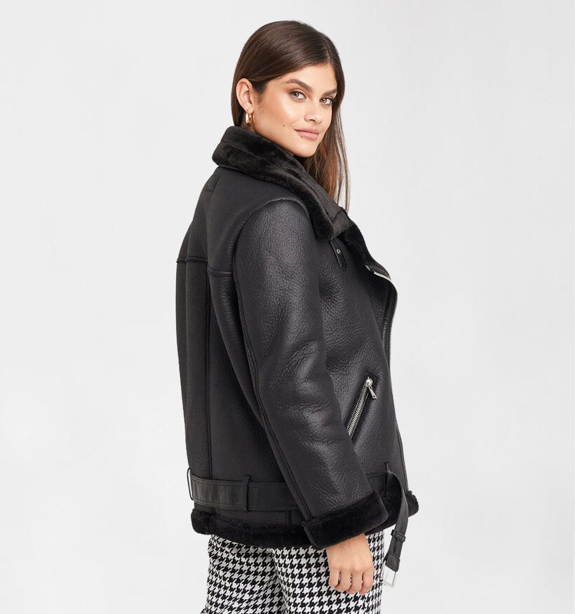 NA-KD Veste Bomber en Noir pour femmes (284004)