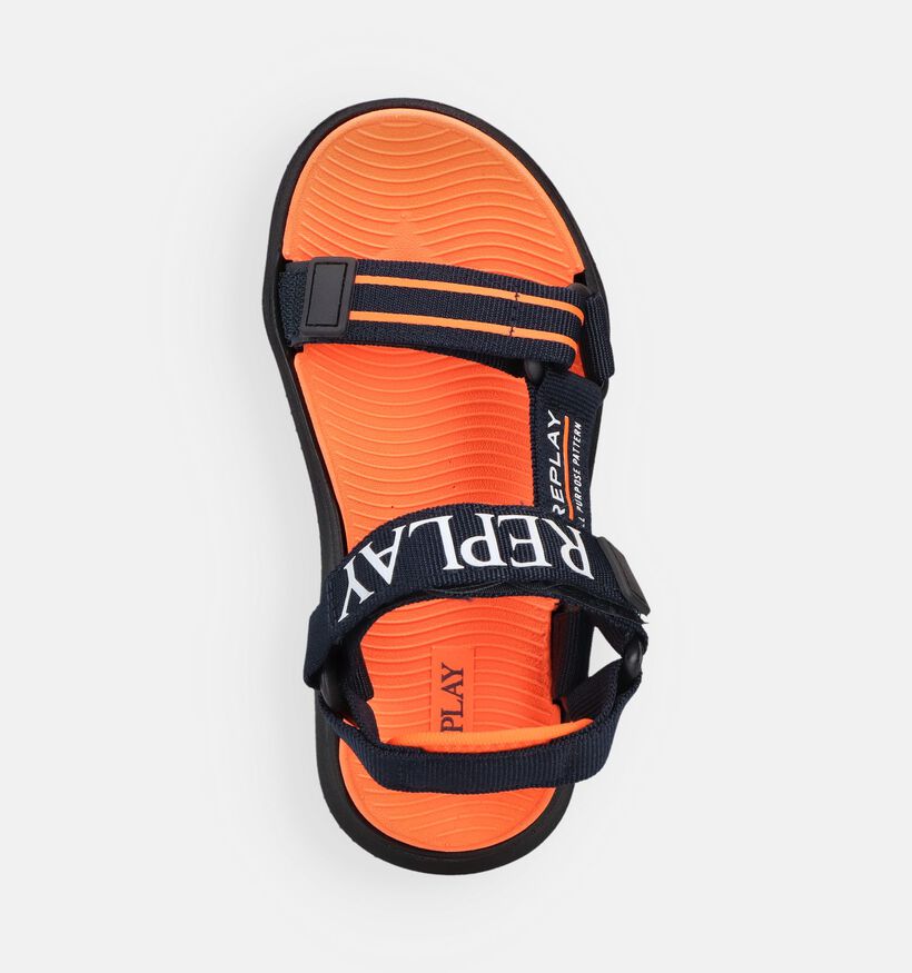 Replay Spacer 2 Sandales en Bleu fonc&eacute; pour gar&ccedil;ons (368980)